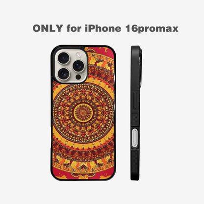 iPhone 16 Pro Max Case — Mandala Lions Custom, Original Design Phone Case