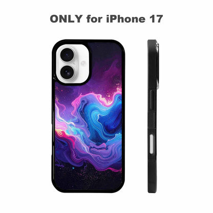 iPhone 17 Case — Seamless Repeating Pattern Of Galaxy Space, Personalized Phone Case