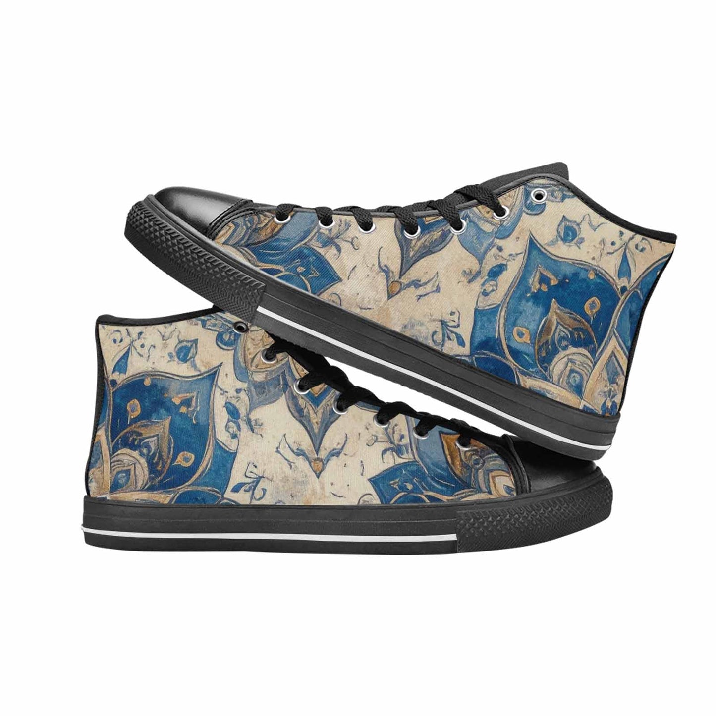MEN'S Mandala High Top Canvas Grunge Shoes