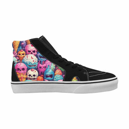 MEN'S Ice Cream Monsters  High Top Canvas Surreal Shoes