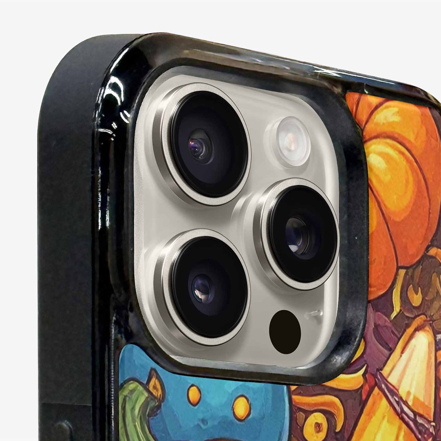 iPhone 15 Pro Max Case — Halloween Art Print Edge To Edge, Custom Art Phone Cover