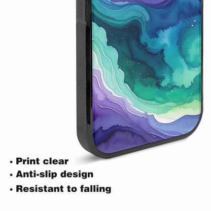 iPhone 15 Plus Case — Galaxy Aurora Nebula, Custom Designed Case Cover