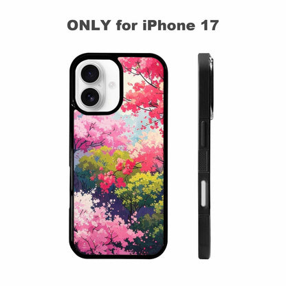 iPhone 17 Case — Cherry Blossom Branch Cherry Original Art, Custom Print Case Cover