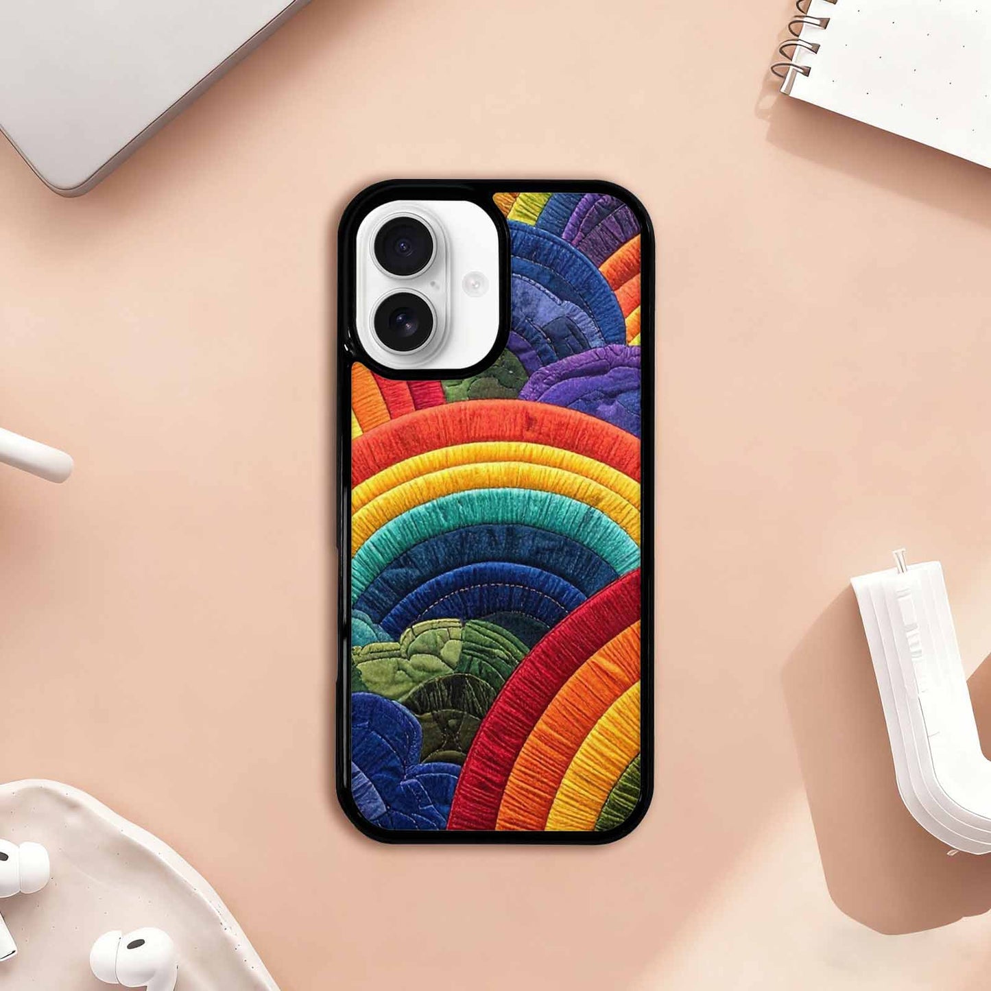 iPhone 17 Case — Vivid Camo Rainbow Camo, Custom Phone Case