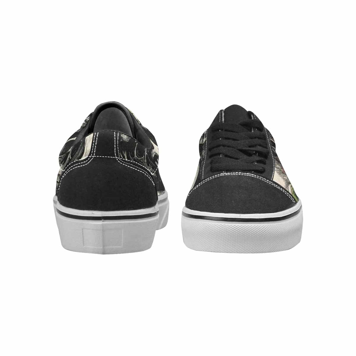 WOMEN'S Rainbow From Skull S Lace-Up Canvas Aesthetic Custom Shoes