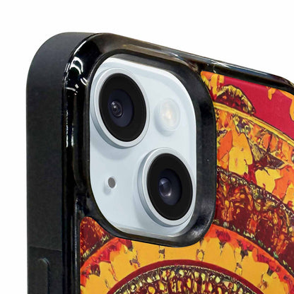iPhone 15 Case — Mandala Lions Custom, Custom Designed Case Cover