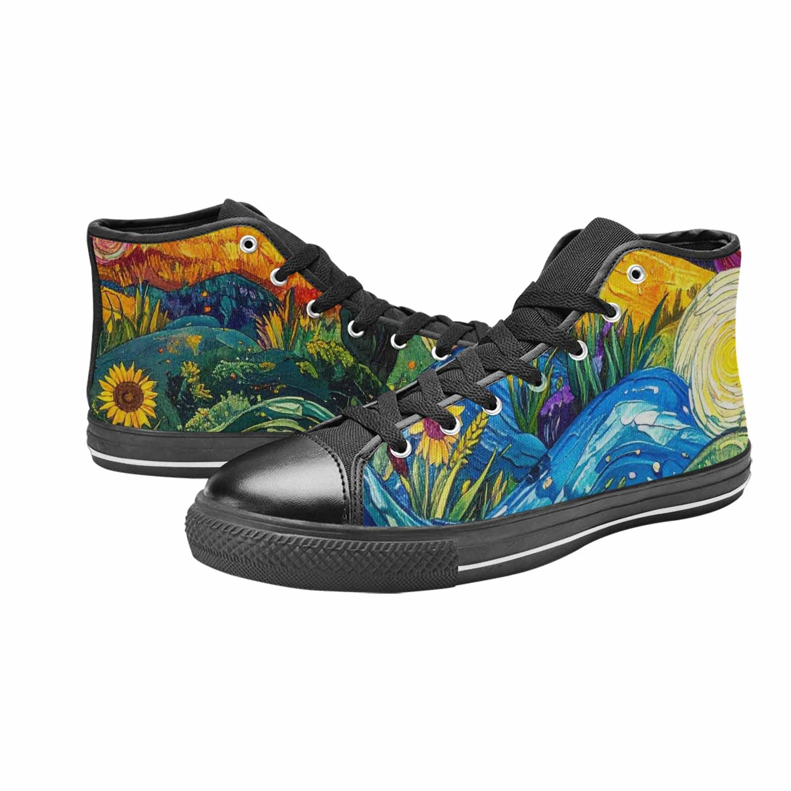 MEN'S Blend All Versions High Top Canvas Cottagecore Shoes