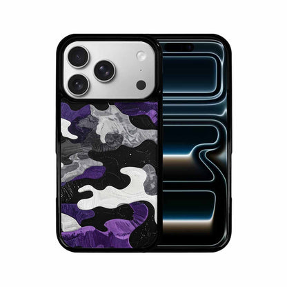 iPhone 17 Pro Case — Vivid Camo Asexual Pride Camo, Customized Protective Case
