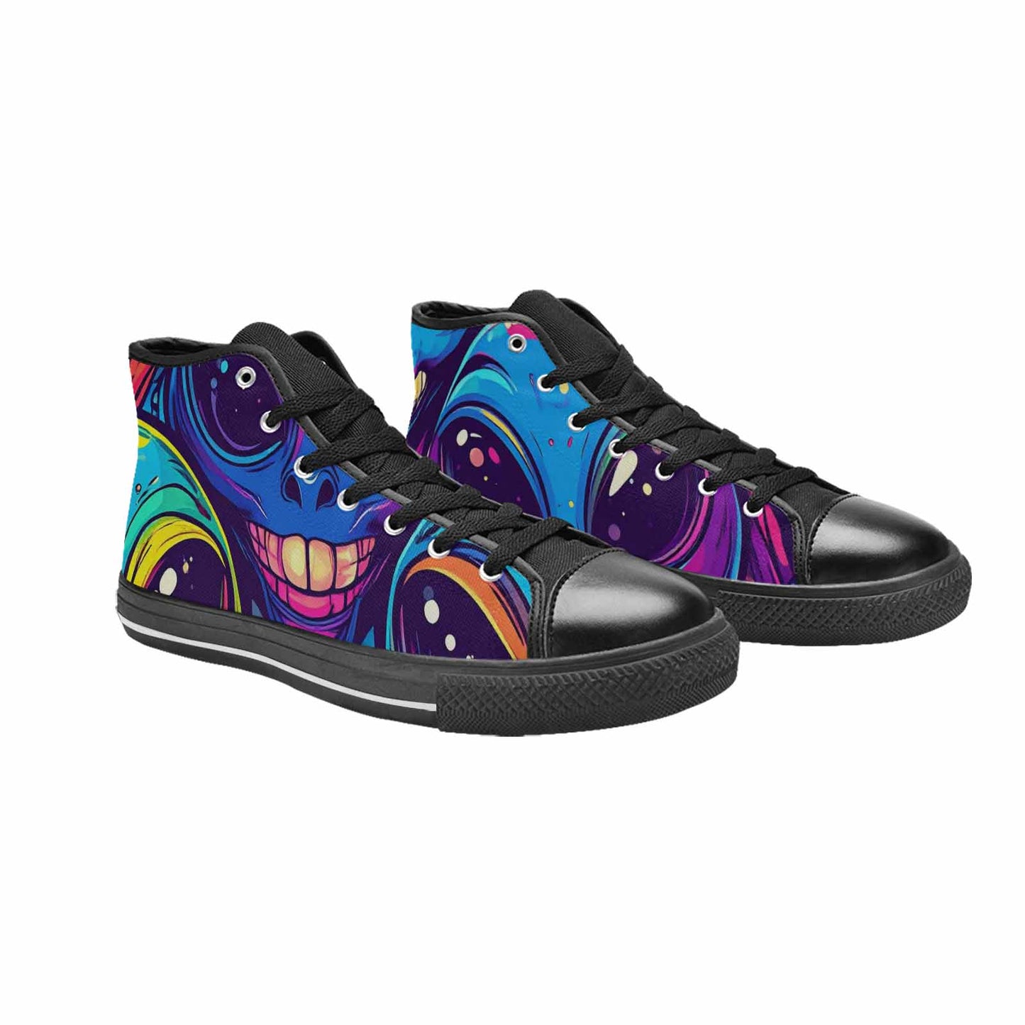 MEN'S Alien Ufo Cartoon High Top Canvas Dreamcore Sneakers