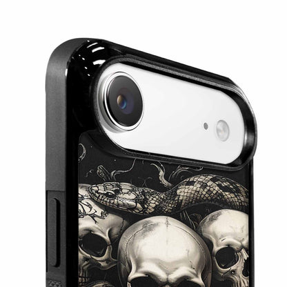 iPhone 17 Air Case — Skull Dark Art Gothic Print Gothic, Custom Phone Case