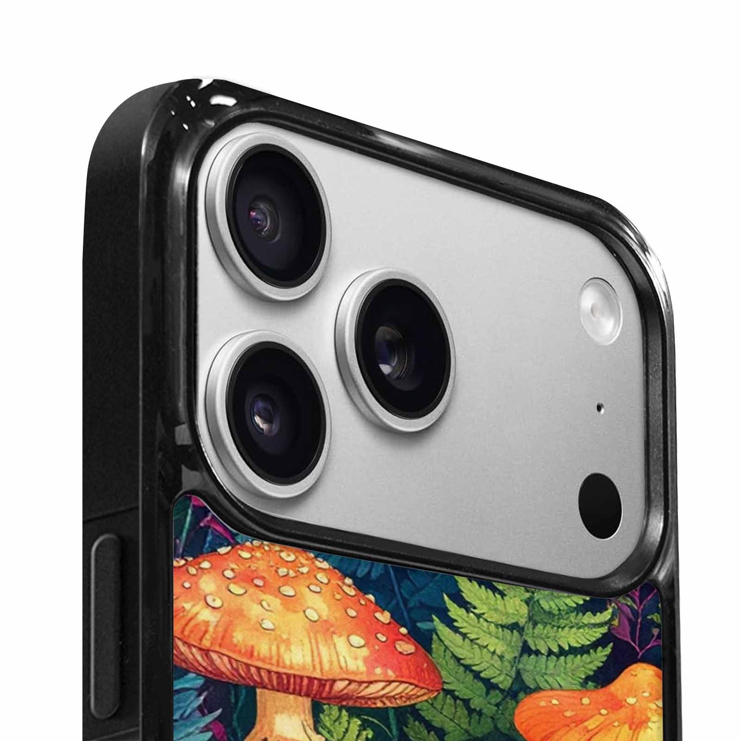 iPhone 17 Pro Case — Mushrooms Botanicalmushrooms P Vyl Floral, Customized Protective Case
