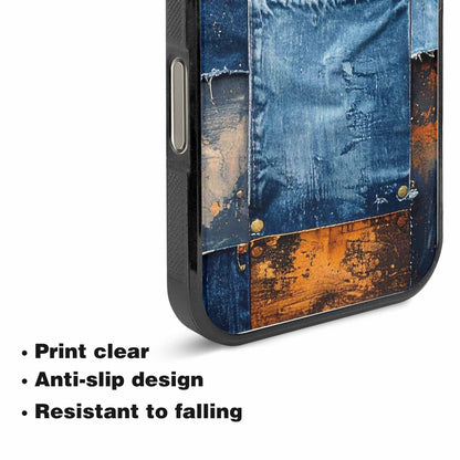 iPhone 15 Pro Max Case — Curve The Ripping Demin Tectures For, Original Design Phone Case