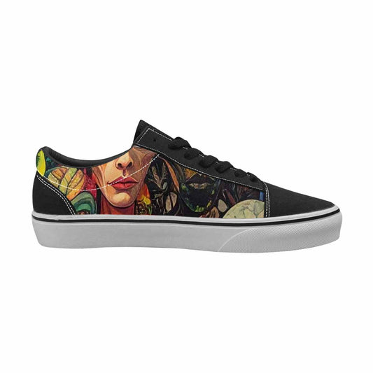 MEN'S Aliens Lace-Up Canvas Surreal Custom Shoes