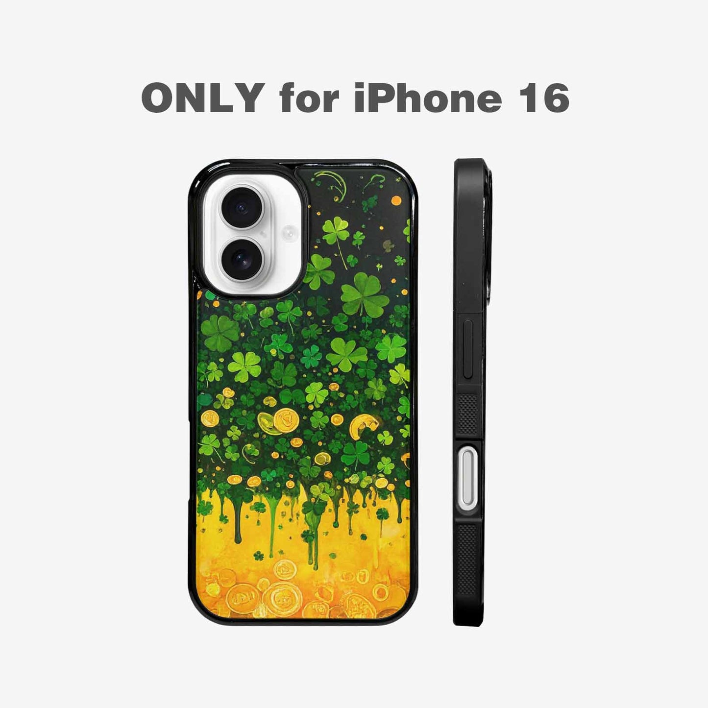 iPhone 16 Case — St Patrick\'s Clover St Patrick\'s Clover, Custom Print Case Cover
