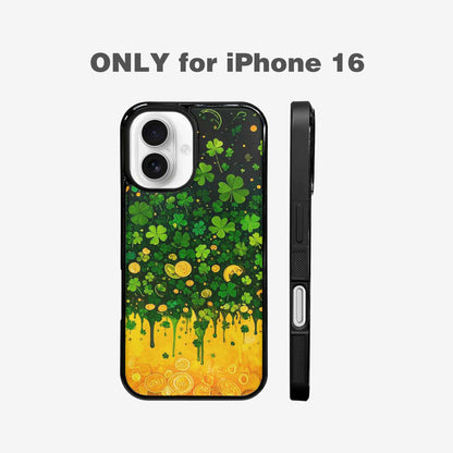 iPhone 16 Case — St Patrick\'s Clover St Patrick\'s Clover, Custom Print Case Cover