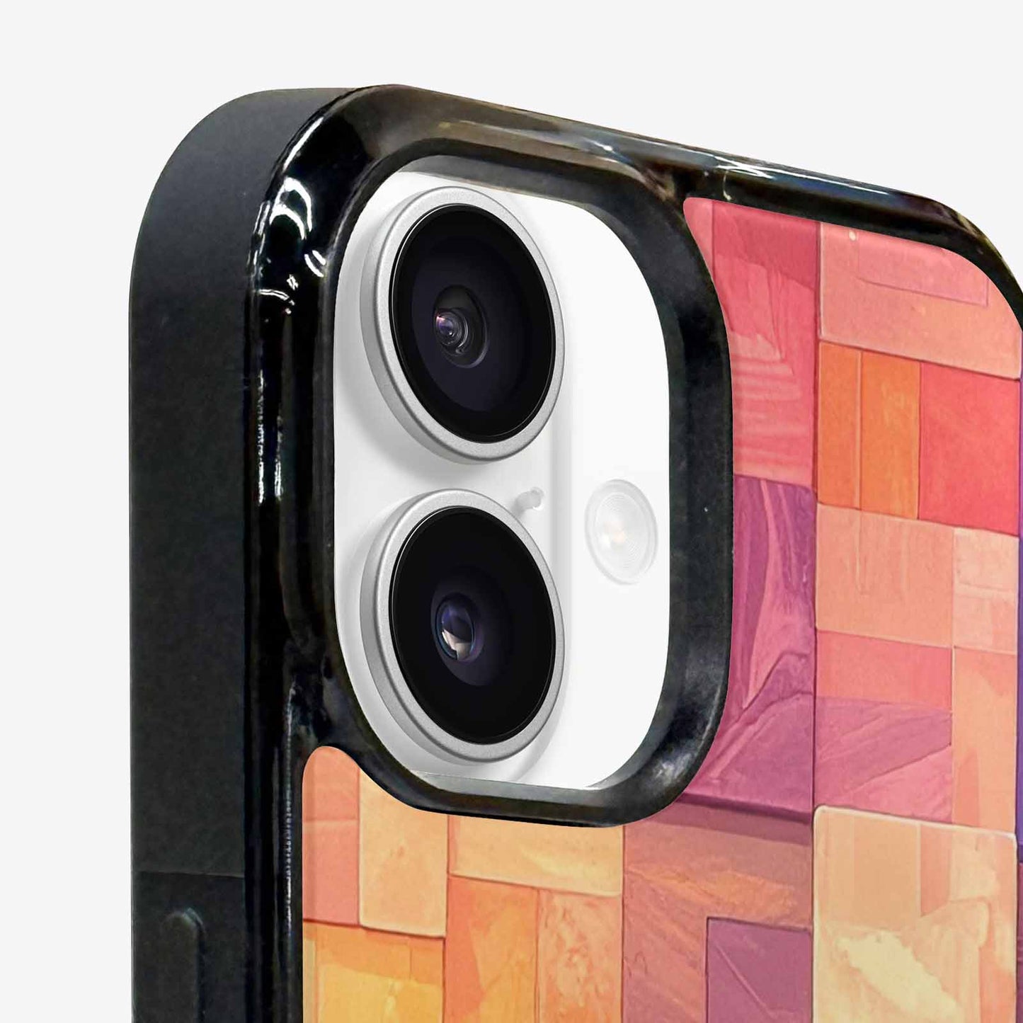 iPhone 16 Case — Color Gradient Fade Pattern Hundreds Of, Custom Designed Case Cover
