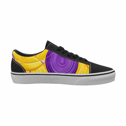 MEN'S Intersex Flag Color Canvas Lace-Up Surreal Shoes
