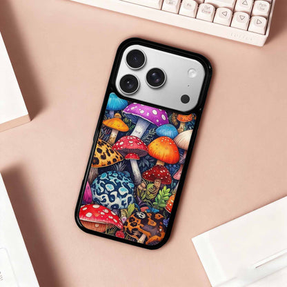 iPhone 17 Pro Case — Mushrooms Pattern Hundreds Of T0l Original, Personalized Phone Case