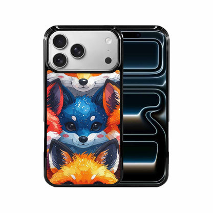 iPhone 17 Pro Max Case — Watercolor Kawaii Fox Watercolor Abstract, Custom Phone Case