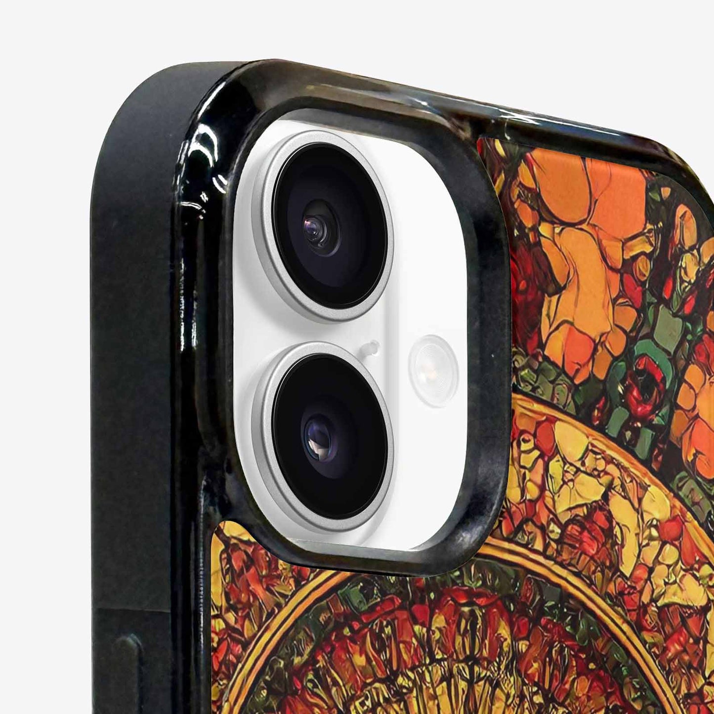 iPhone 16 Case — Mandala Lions Art Seamless Pattern Vibrant, Customized Protective Case