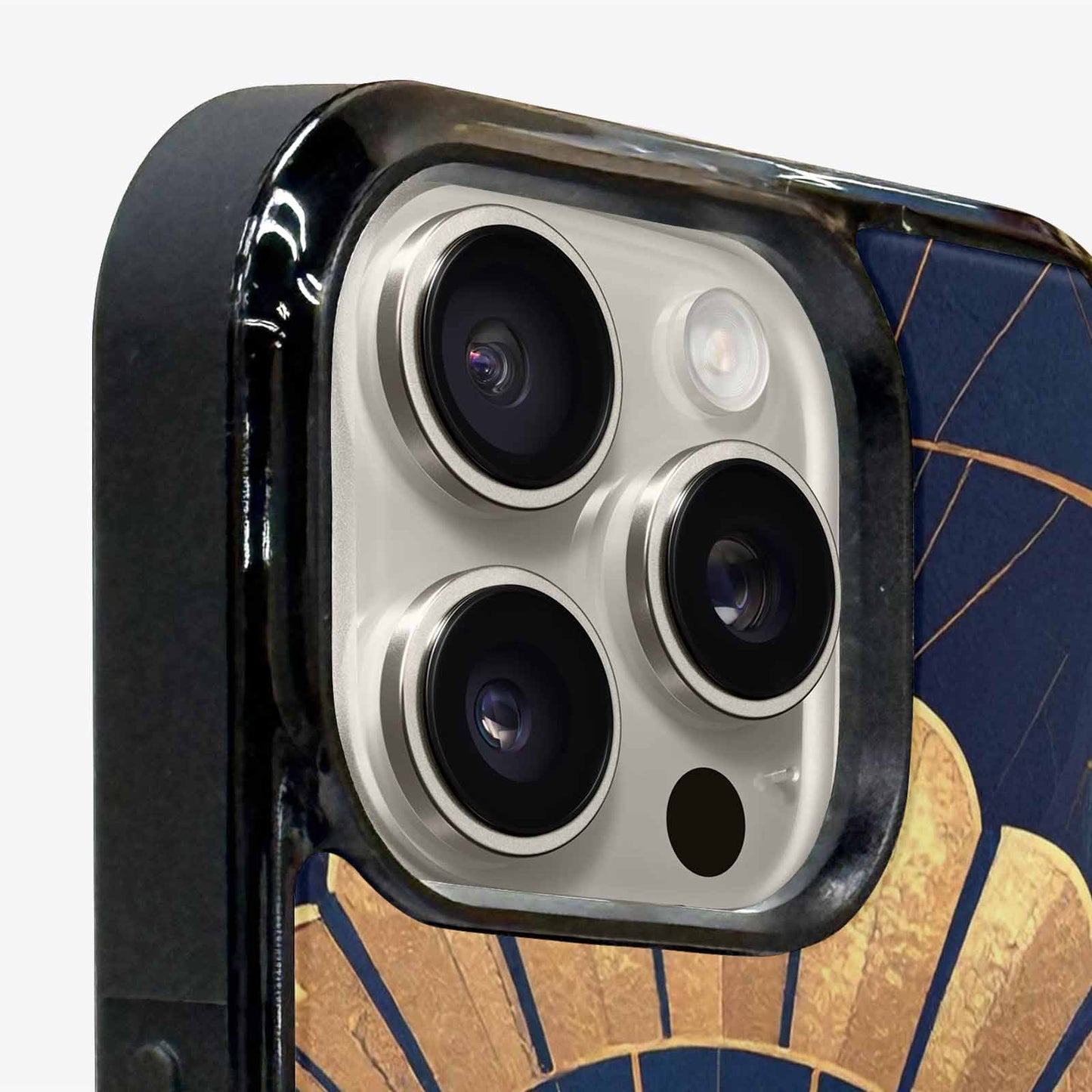 iPhone 15 Pro Max Case — Art Deco Illustration Pattern, Custom Made Phone Cover