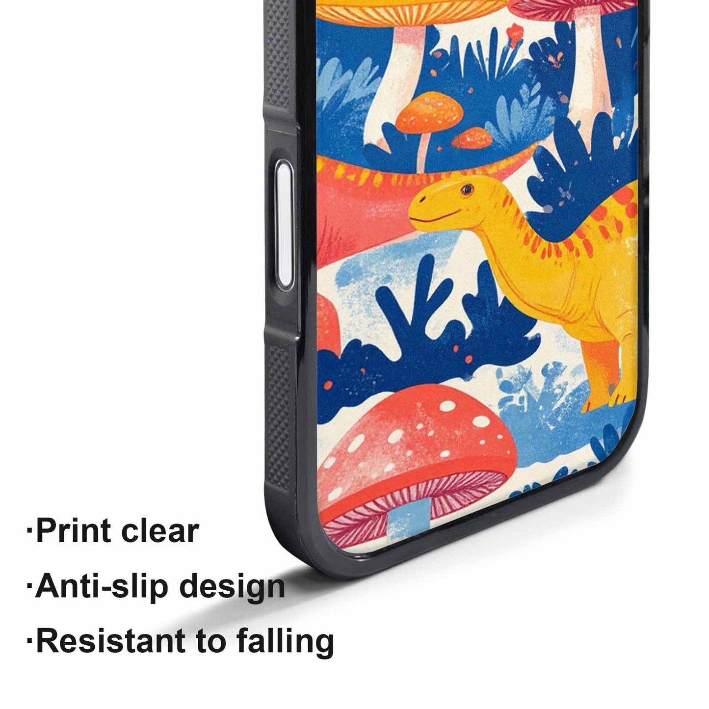 iPhone 17 Air Case — Vintage Dinosaurs Mushroom Retro Vintage, Custom Designed Case Cover