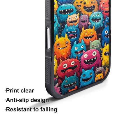 iPhone 17 Pro Case — Monsters General Cartoon Monsters Pattern Cartoon, Unique Phone Case Design