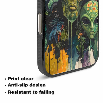 iPhone 15 Pro Max Case — Aliens Pattern Hundreds Of Sma Bav, Custom Phone Case