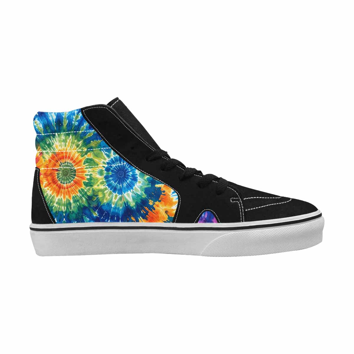WOMEN'S Tie Dye Mixed Style High Top Canvas Dreamcore Custom Shoes