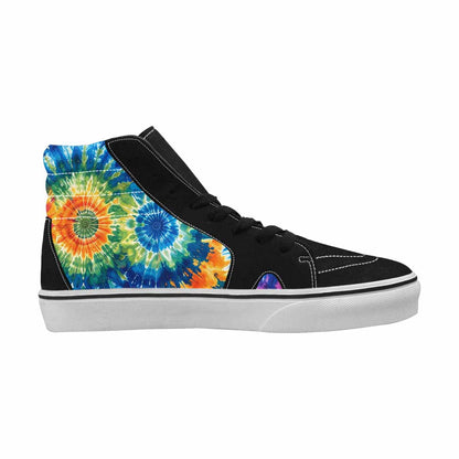 WOMEN'S Tie Dye Mixed Style High Top Canvas Dreamcore Custom Shoes