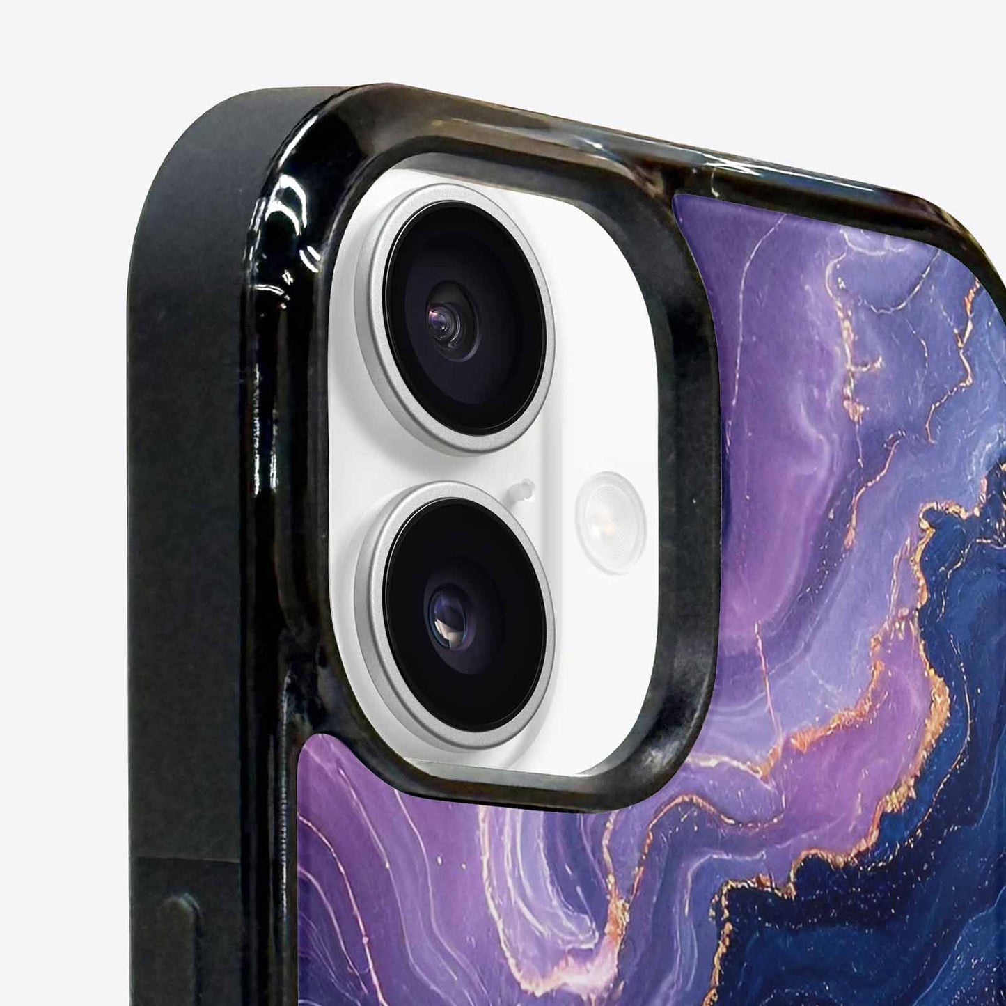 iPhone 16 Plus Case — Marble Galaxy Custom Personalized Phone Cover, Custom Print Case Cover