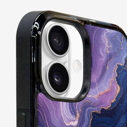 iPhone 16 Plus Case — Marble Galaxy Custom Personalized Phone Cover, Custom Print Case Cover