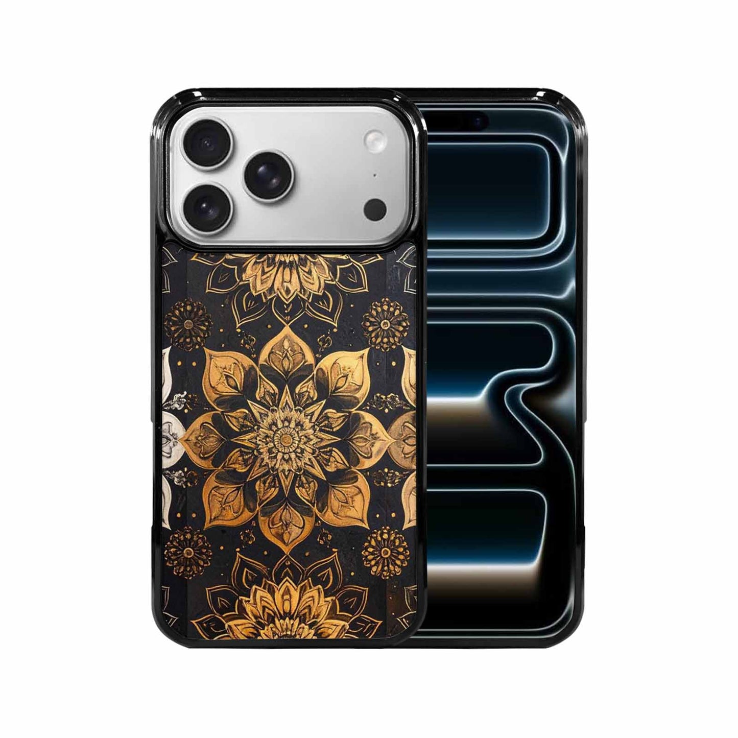 iPhone 17 Pro Max Case — Small Mandala Pattern, Randomly Floral, Personalized Phone Case