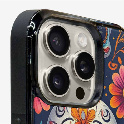 iPhone 15 Pro Max Case — Day Of Dead Sugar Skull Custom, Custom Printed Phone Case