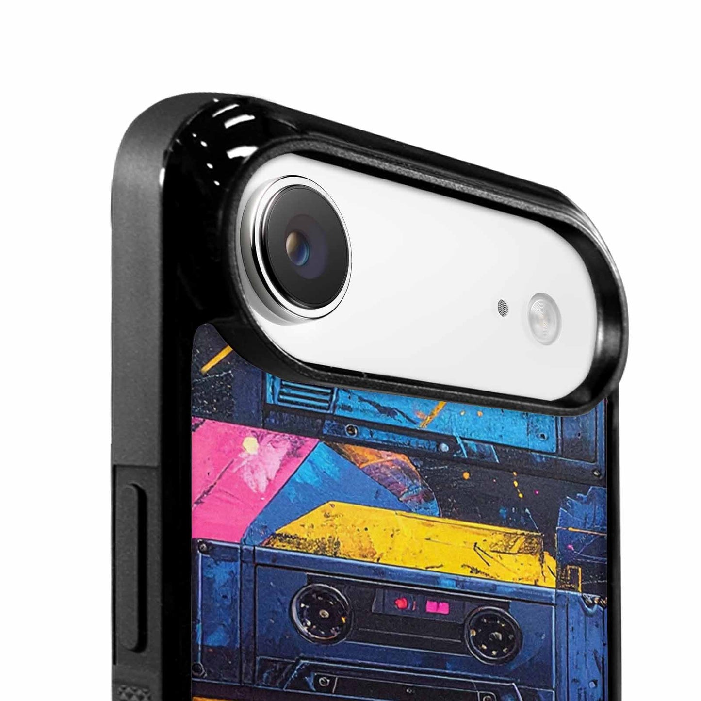 iPhone 17 Air Case — Seamless Tileable Pattern Of Overlapping Retro, Custom Printed Phone Case