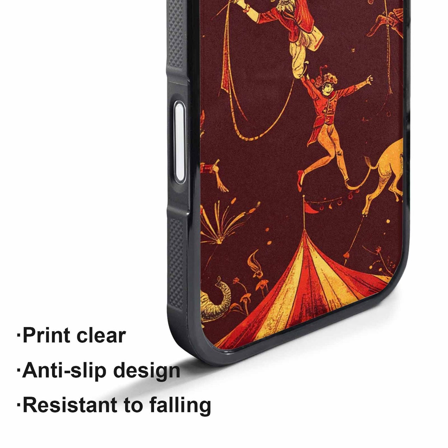 iPhone 17 Air Case — Vintage Circus Art Pattern Retro Vintage, Custom Printed Phone Case
