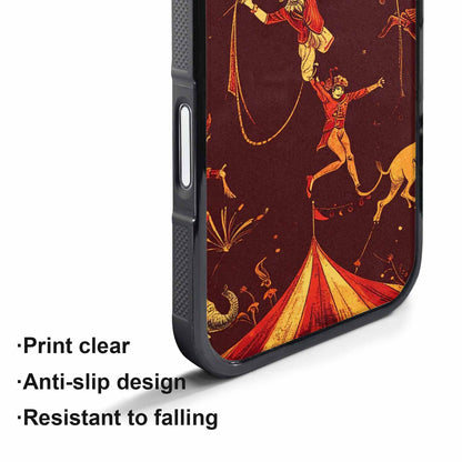 iPhone 17 Air Case — Vintage Circus Art Pattern Retro Vintage, Custom Printed Phone Case