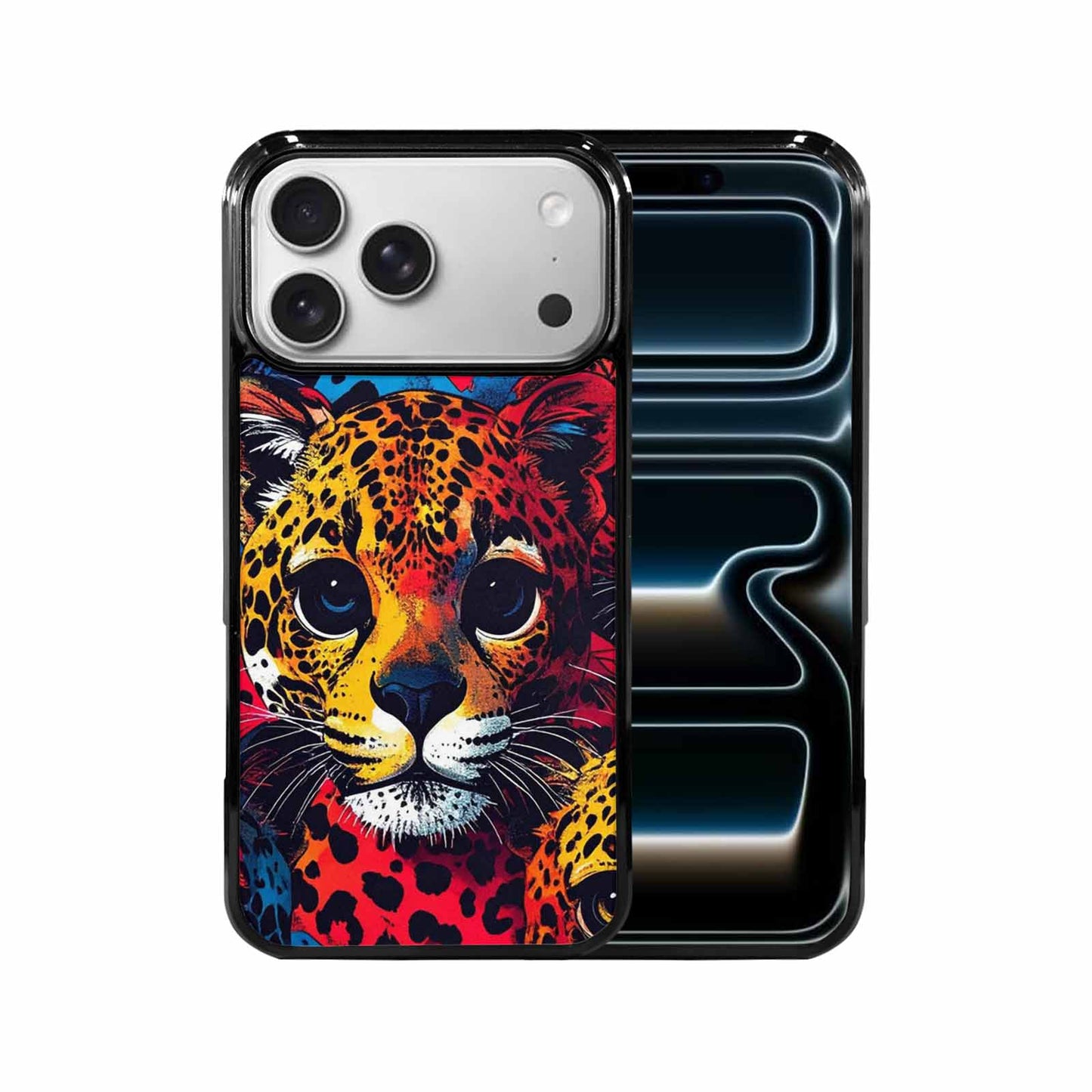 iPhone 17 Pro Max Case — Leopard Print Skull Seamless Gothic Skulls, Personalized Phone Case