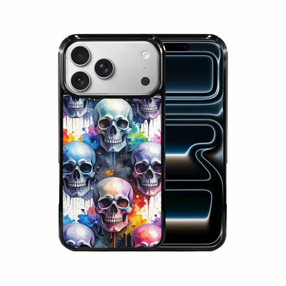 iPhone 17 Pro Max Case — Skull Dark Art Gothic Print Gothic, Custom Printed Phone Case