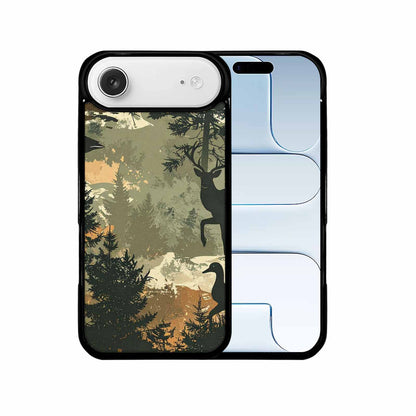 iPhone 17 Air Case — Hunting Camouflage Pattern With Deer Camo, Unique Phone Case Design