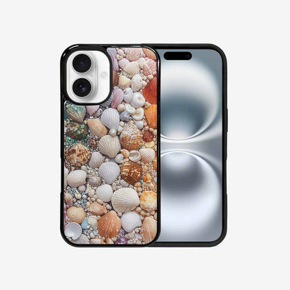 iPhone 16 Case — Seashell Collage Seashell Collage Pattern Hundreds, Original Design Phone Case