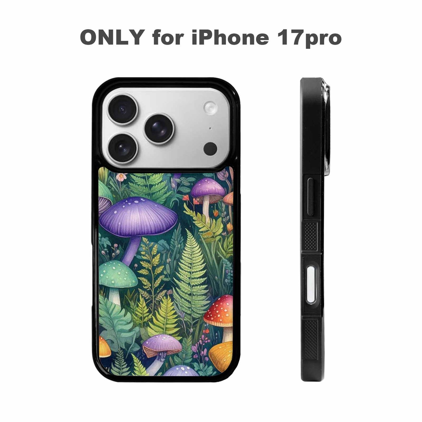 iPhone 17 Pro Case — Mushrooms Botanicalmushrooms P Hmi Floral, Custom Phone Case