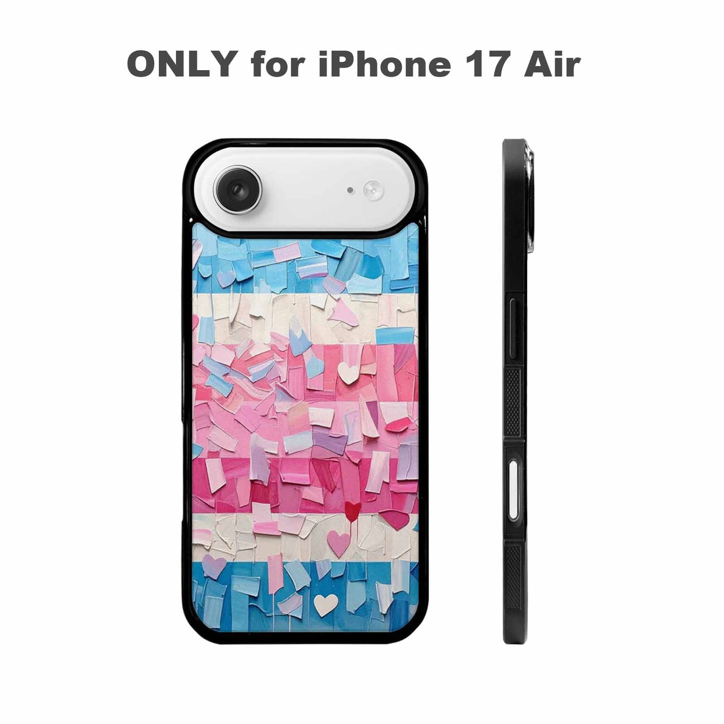 iPhone 17 Air Case — Transgender Pride Flag Trans Pride Original, Custom Print Case Cover