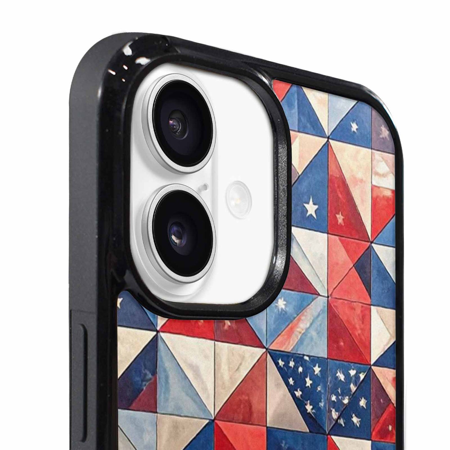 iPhone 17 Case — Small American Flag Stars Galaxy Space, Unique Phone Case Design