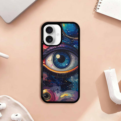 iPhone 17 Case — Seamless Tileable Pattern Of Galaxy Space, Custom Print Case Cover