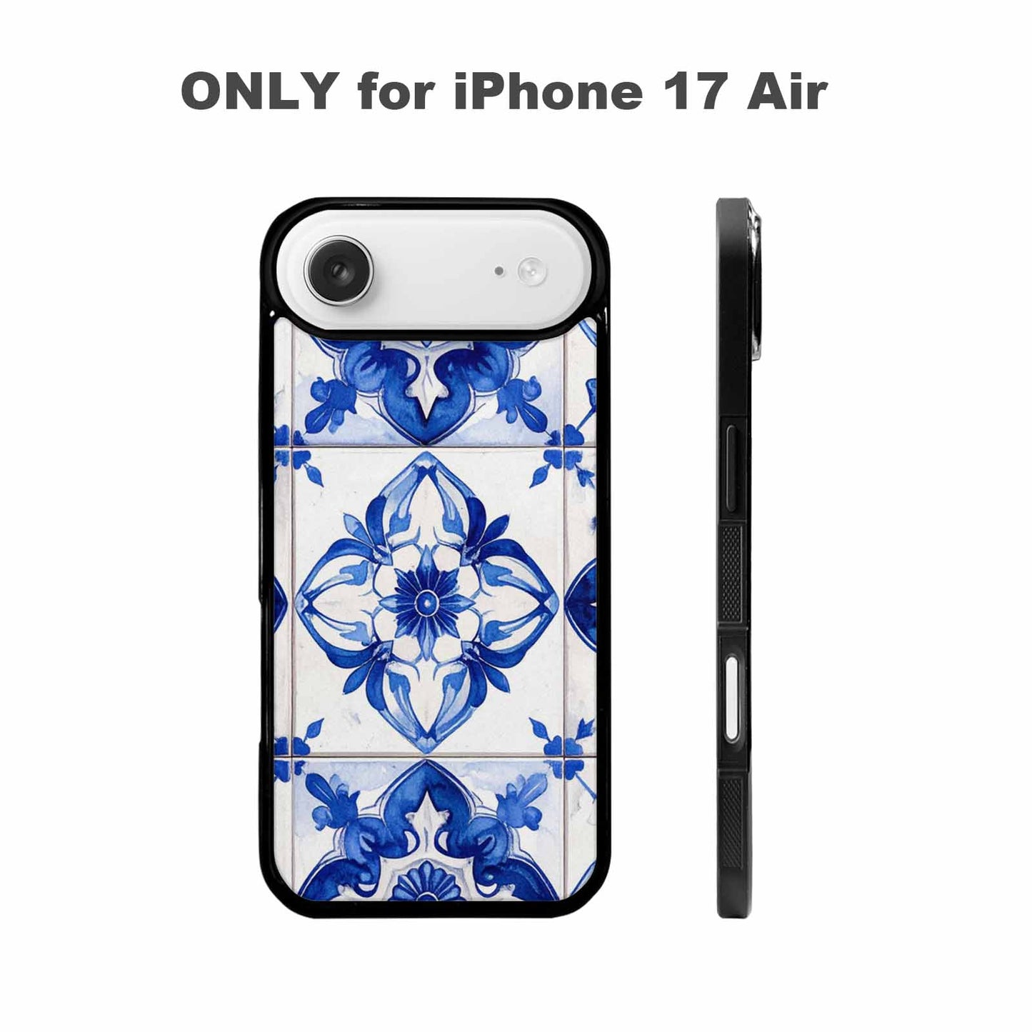 iPhone 17 Air Case — Talavera Tile Floral, Custom Printed Phone Case