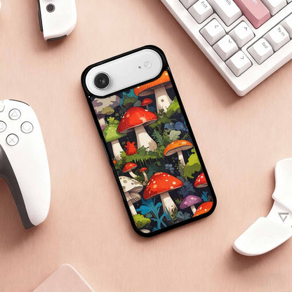 iPhone 17 Air Case — Mushrooms Camomushrooms Patter Xvt Camo, Original Design Phone Case