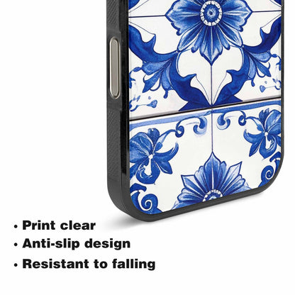 iPhone 16 Pro Max Case — Talavera Tile Floral Custom, Personalized Phone Case