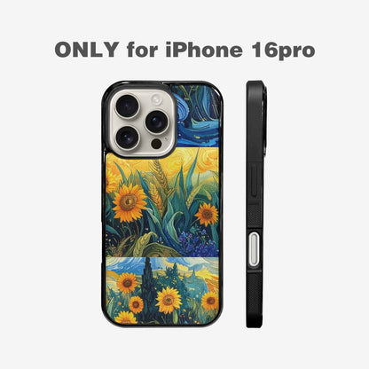 iPhone 16 Pro Case — Blend All Versions Together Melting Together, Custom Designed Case Cover