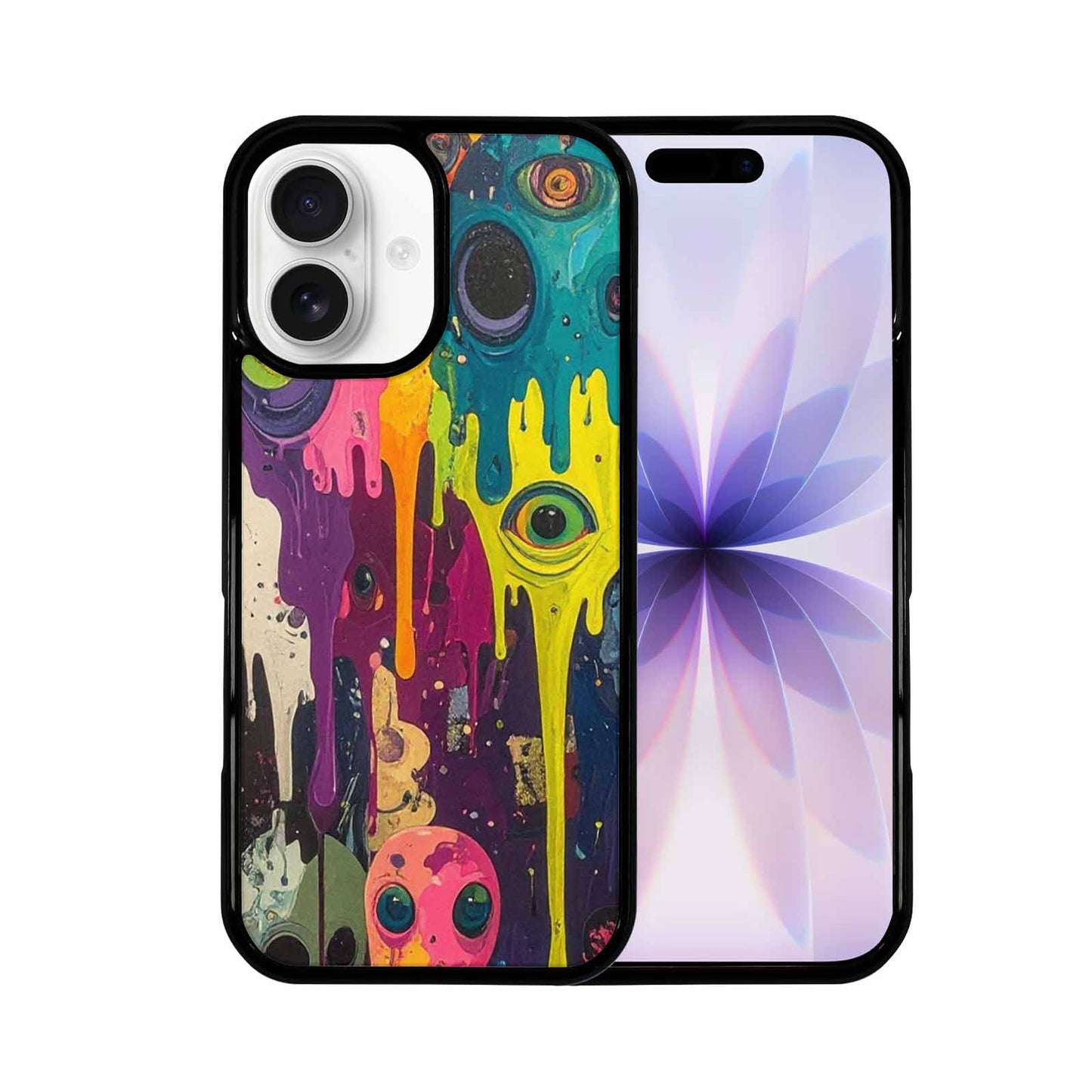 iPhone 17 Case — Aliens Camomelting Aliens Patt Alien Scifi, Custom Printed Phone Case
